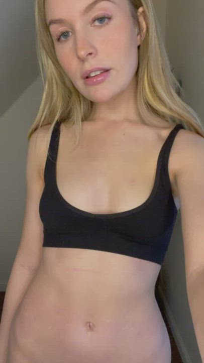 Blonde Erect Nipples Natural Tits Nipple Small Tits Strip Stripping clip