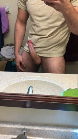 big dick male masturbation uncut clip