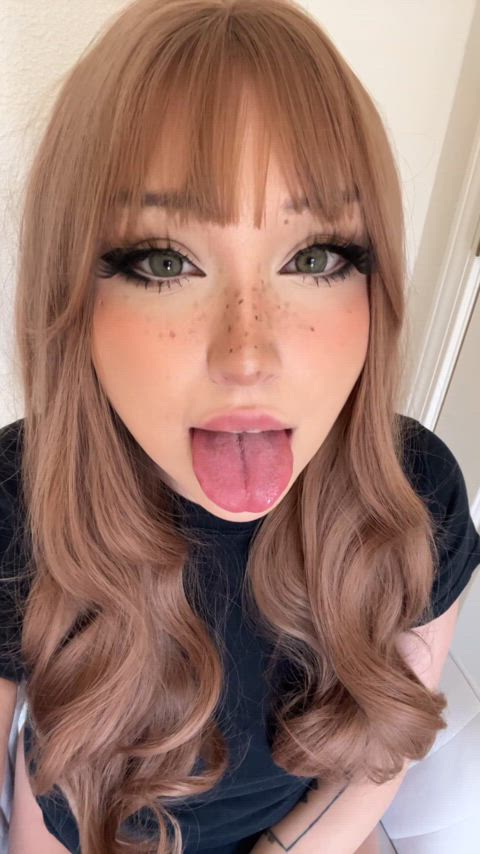 ahegao alternative belle delphine cute egirl onlyfans solo teen tongue fetish clip