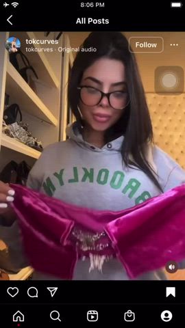 fake boobs fake tits tiktok clip