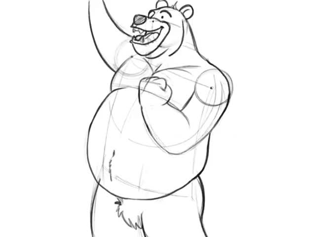 bear belly slap