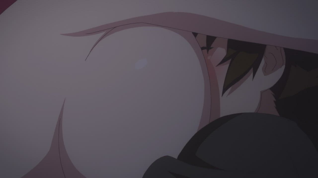 "Breast-ident" Rias uses her boobs as a body-pillow for Issei and gives