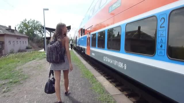 Little Caprice - trainstation