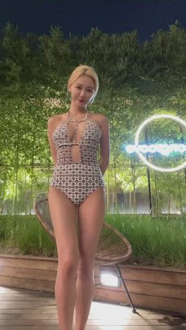 Asian Cute Korean Model clip