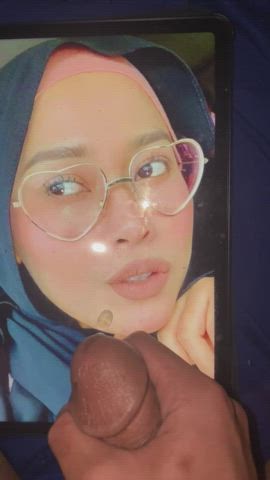 Cumshot Hijab Malaysian Muslim Tribute clip