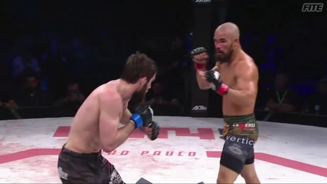 This was the 3rd round, absolutely battle, crazy Galaev was even alive at this point,
