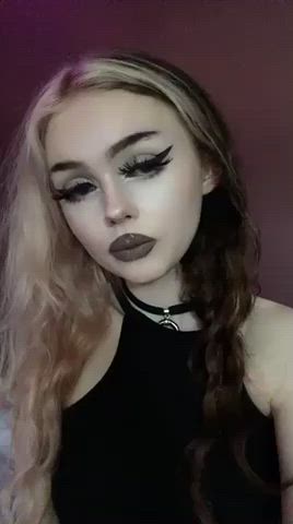 Goth Spit Teen clip