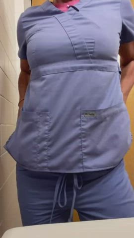 Did you know your hot nurse was flashing her tits online in between patients?