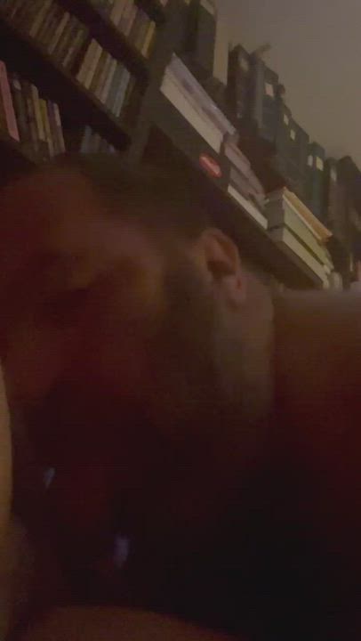 Sucking a big dick last night