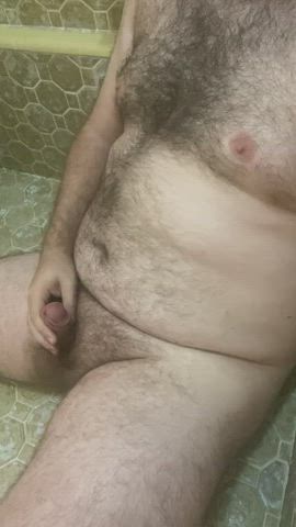 Love pissing all over my furry tummy