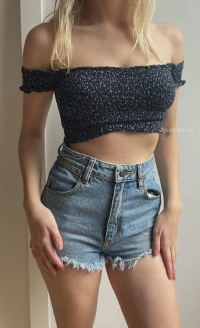 This top slips down too easily
