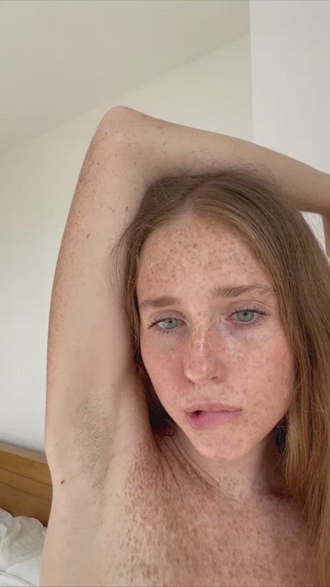 Freckled armpits are the perfect combo