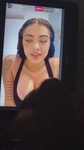 big tits cumshot tribute clip