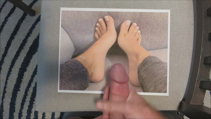 cum feet tribute clip