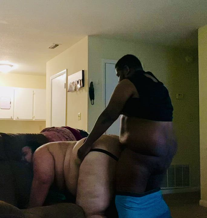 My chubby ass getting fucked