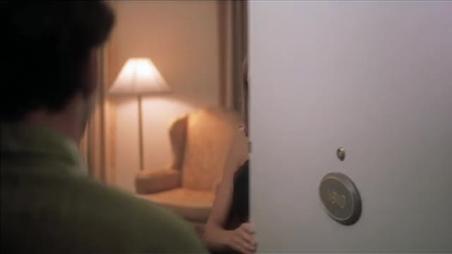 Vanessa Angel - Kissing a Fool (1998) - in a slip, trying to seduce a guy (comically)