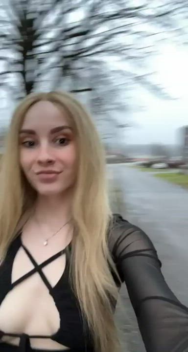 Blonde OnlyFans Outdoor Tits Titty Drop porn from yesriver