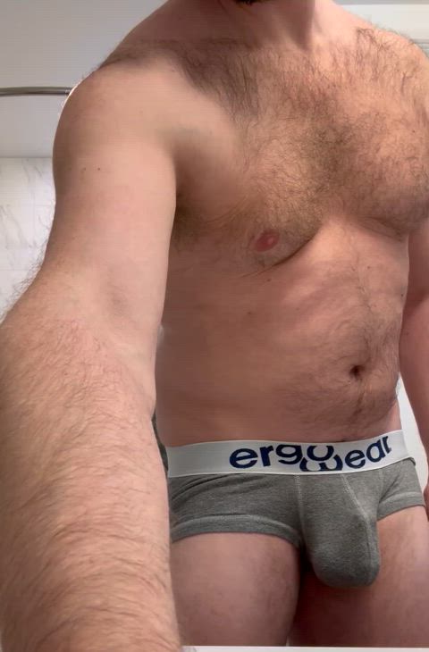 I love wearing underwear that shows off my cage