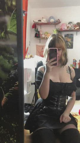 big tits goth teen clip