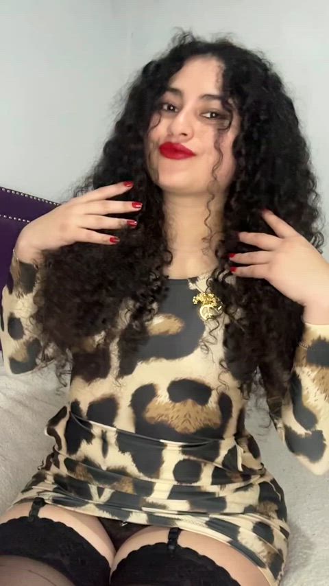 my exotic curly hair in slowmotion