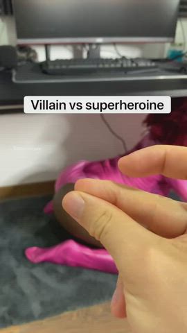 Villain vs superhero