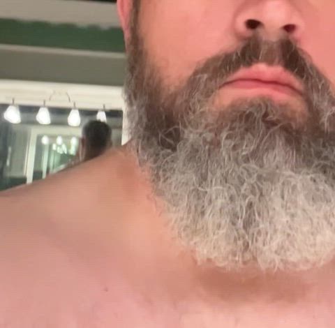 beard big dick cock daddy fat cock solo clip