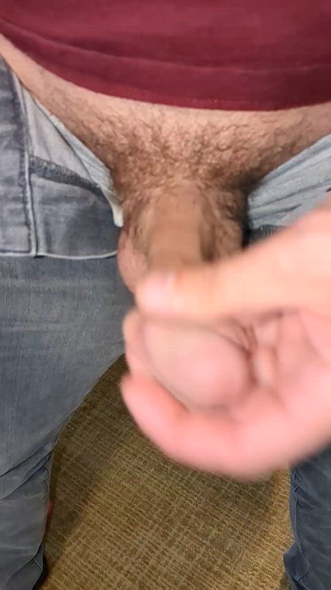 Standing cum in slomo