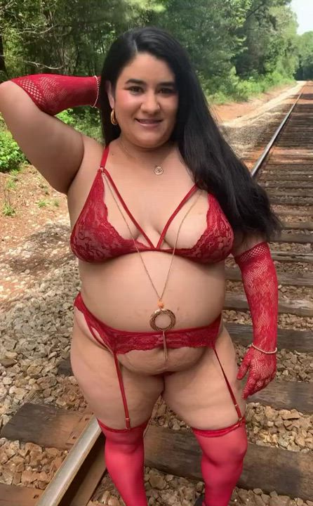 Sexy BBW Latina showing off