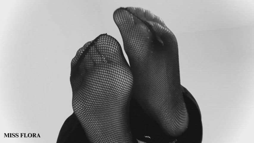 tease fishnet striptease tights miss flora clip