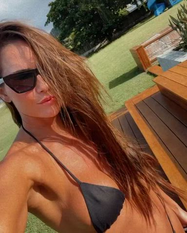 big tits bikini brazilian brunette celebrity milf clip