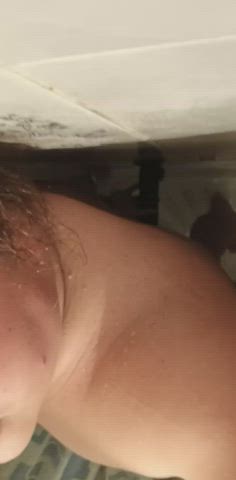 Attack of BBC under shower (snap open for ladies)