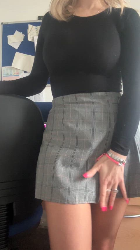 I'm the most qualified slut at the office