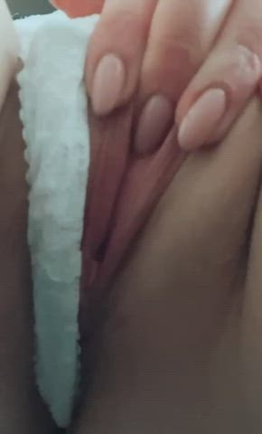 Blonde DontSlutShame Fingering Masturbating Nails Panties Pussy Lips Wet Pussy clip