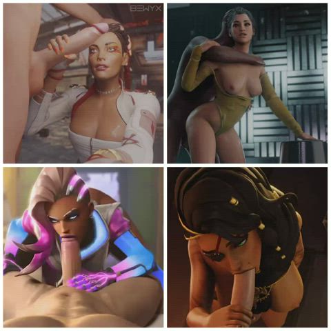 (Various) Brown sluts in gaming are the best. Who's your fav brown/ ebony whore?
