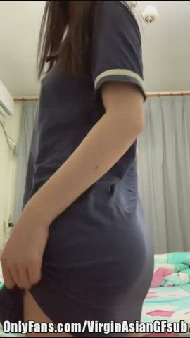 asian japanese onlyfans schoolgirl striptease teen undressing uniform virgin clip