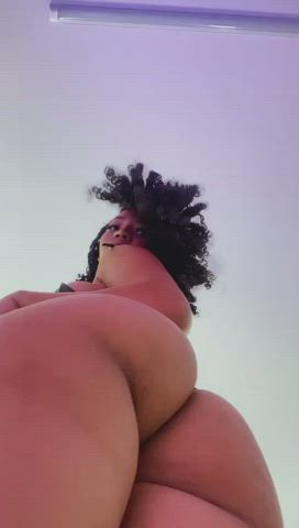 ass big ass ebony girlfriend selfie shaking tease teen clip