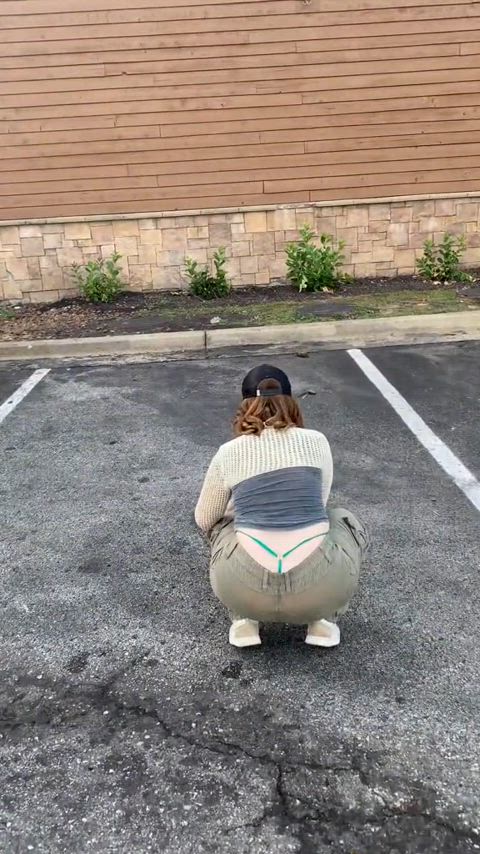 big ass big tits brunette clothed curvy phat ass thick thong clip