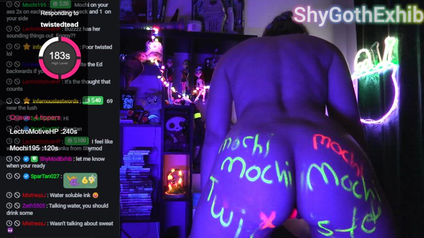 The spanks I got in my last stream, lol