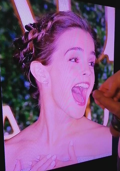 cum cumshot emma watson male masturbation tribute clip