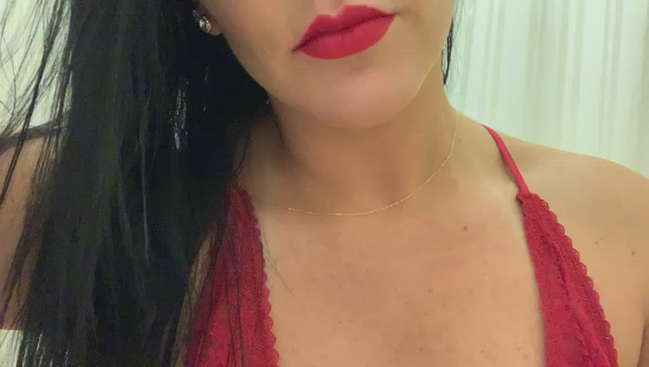 Lips Lipstick Lipstick Fetish Long Tongue Tongue Fetish clip