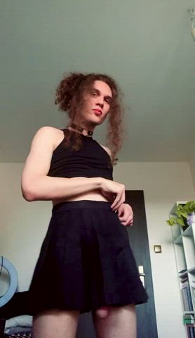 big dick exhibitionism femboy sissy sissy slut skinny small tits trans voyeur clip