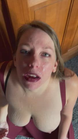 All my favorite days end with a face full of cum!