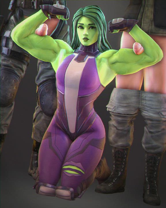 She-Hulk's Gun Show (froggy-sfm) [Marvel]
