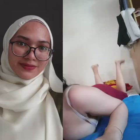 big tits hijab homemade malaysian muslim clip