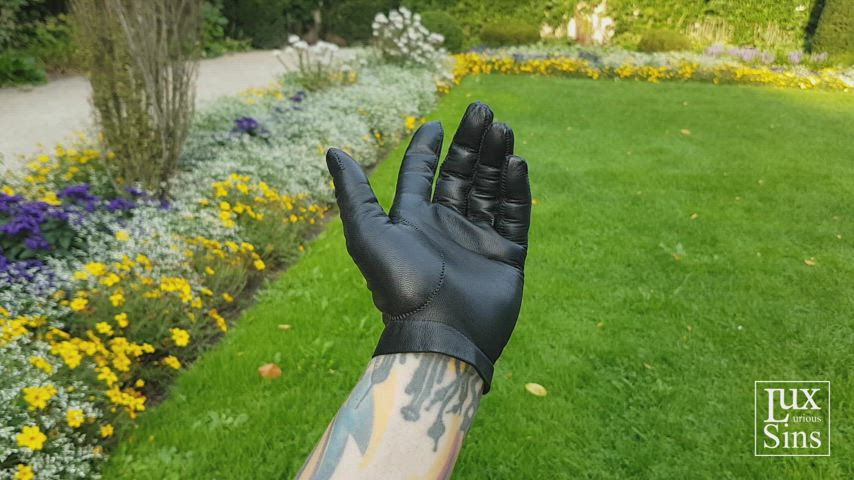 A leather glove beckons you this way...