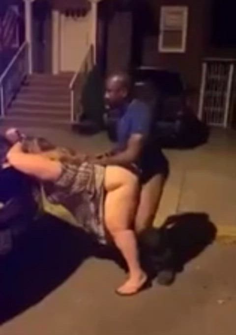 Caught pounding a thick white woman