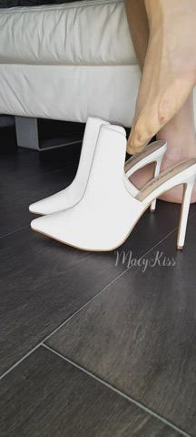 heels high heels nylons clip