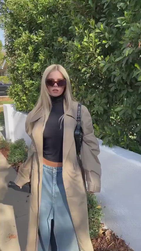 blonde jeans actress clip