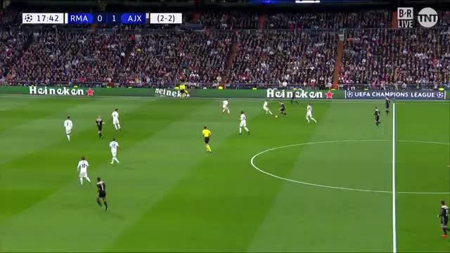 David Neres goal against Real Madrid