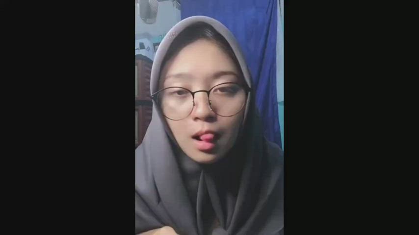 Ahegao Asian Hijab Indonesian Malaysian Muslim Nerd Nude clip